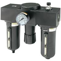Hi-Flow Modular 2-Unit Mist FRL Combo - P3NCA Series